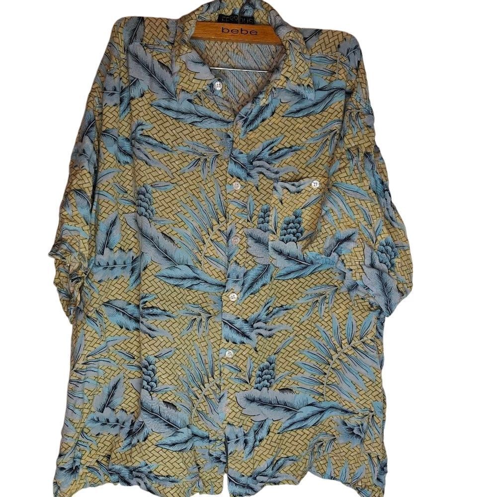 Ferrous Vintage Tropical Hawaiian Button Down Shirt
